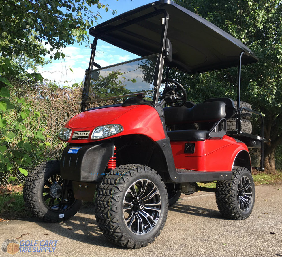 Lifted EZGO RXV with 6 inch lift and AC drive system